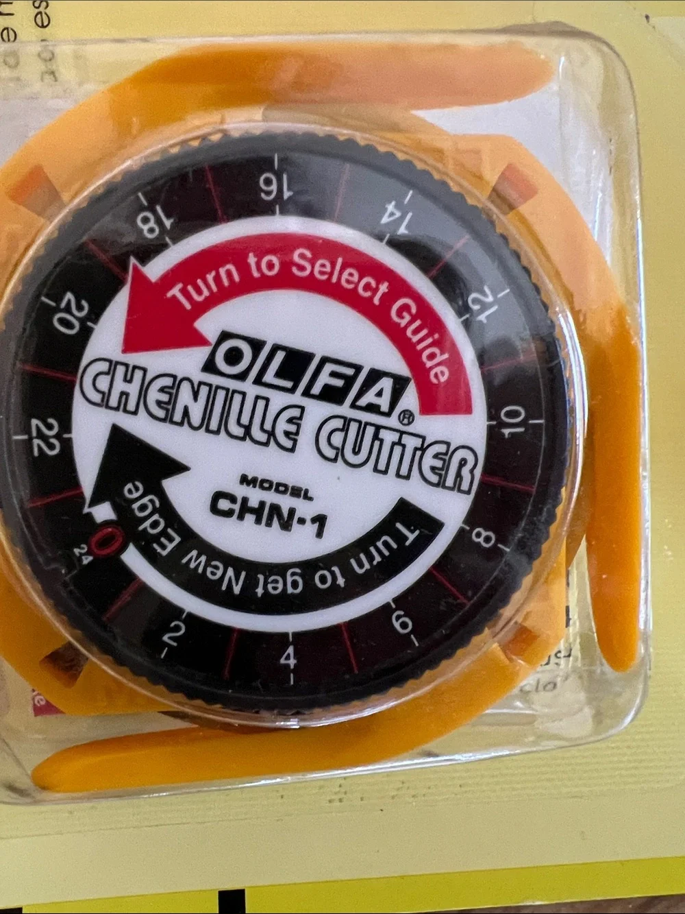 Chenille Cutter CHN-1 in Orange